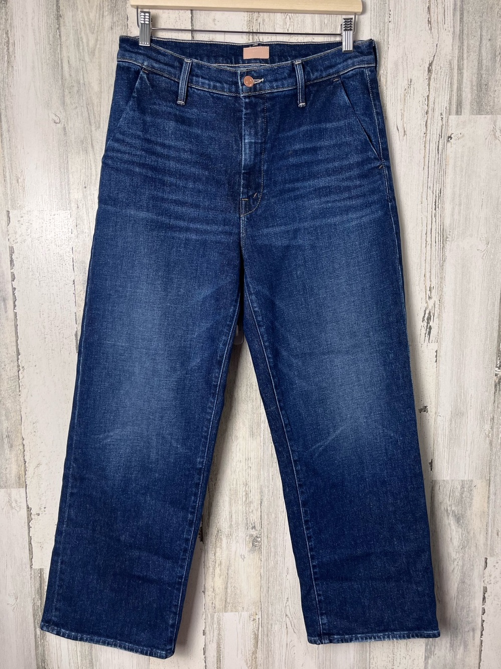 MOTHER Deep Blue The Dodger Prep Ankle Jeans 29